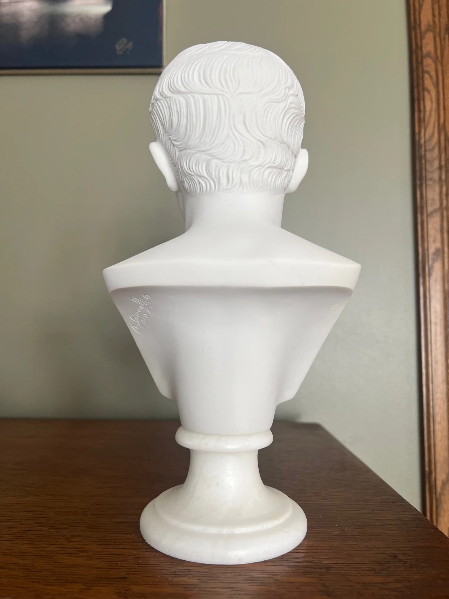 Caesar Augustus Bust 10" High - Image 5
