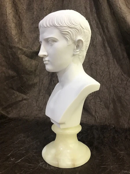 Caesar Augustus Bust 10" High - Image 8