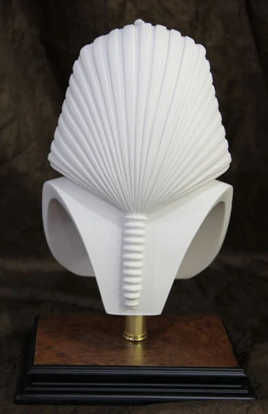 Mask of Tutankhamun Marble Bust Statue - Image 4