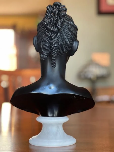 Bust: Nubia Princess Sculpture 14.5" High - Image 3